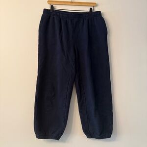 Reformation Navy Blue Sweatpants